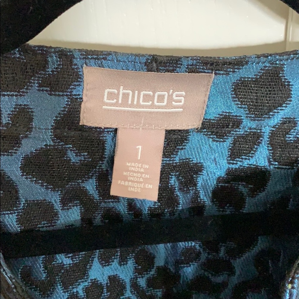 Chico’s Metallic Jacket - Picture 3 of 5